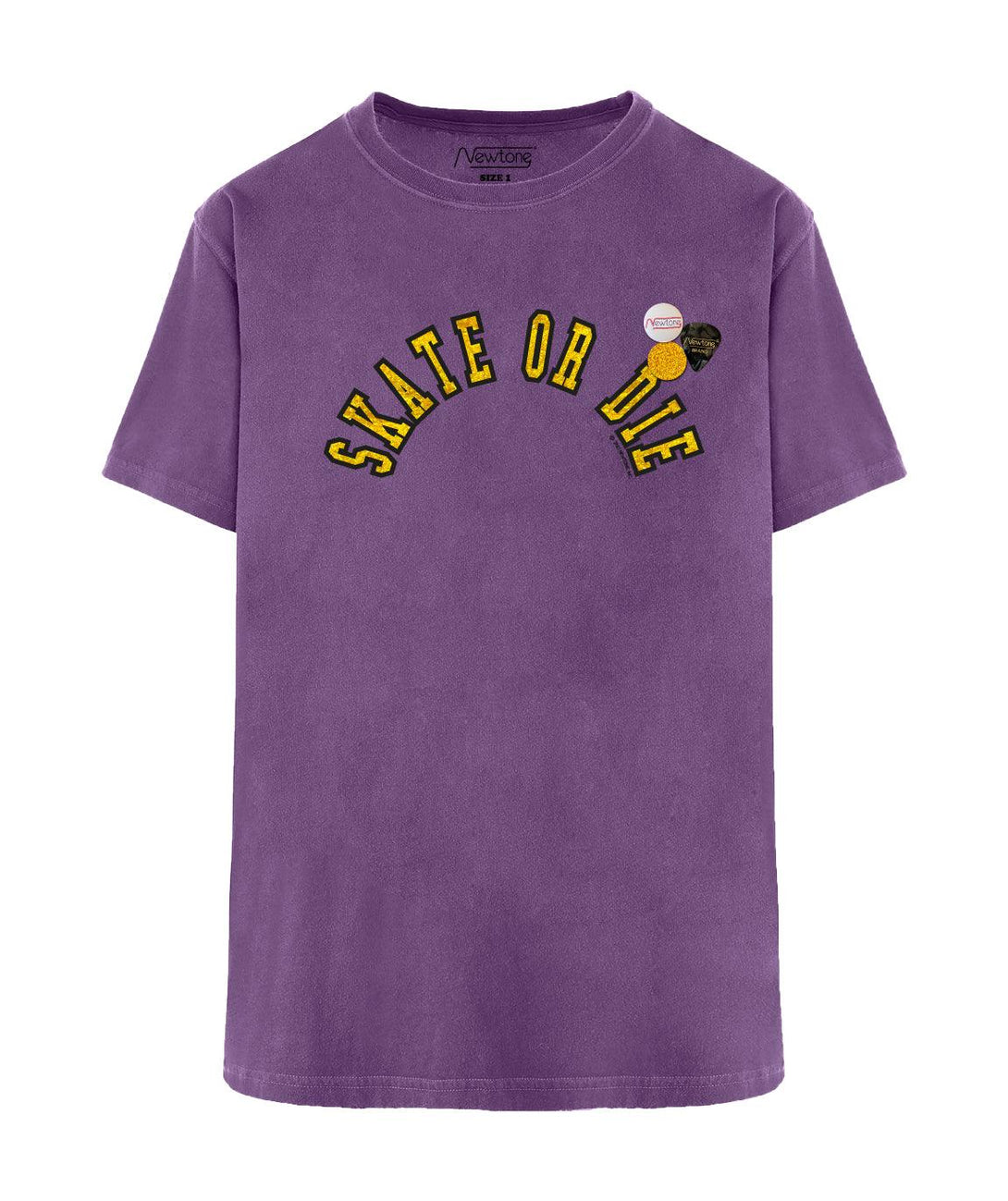 Tee shirt trucker purple "DIE" - Newtone