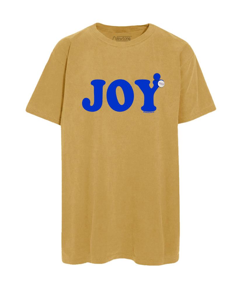 Tee shirt trucker mustard "JOY" - Newtone