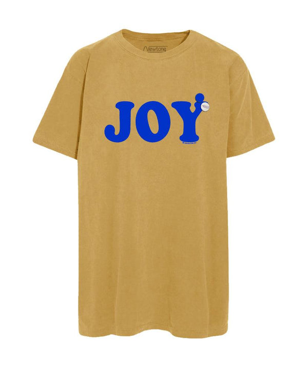 Tee shirt trucker mustard "JOY" - Newtone