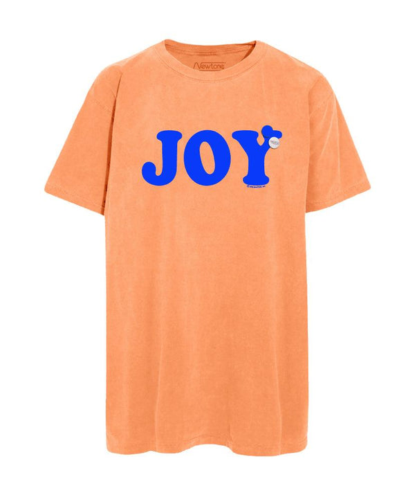 Tee shirt trucker abricot "JOY" - Newtone