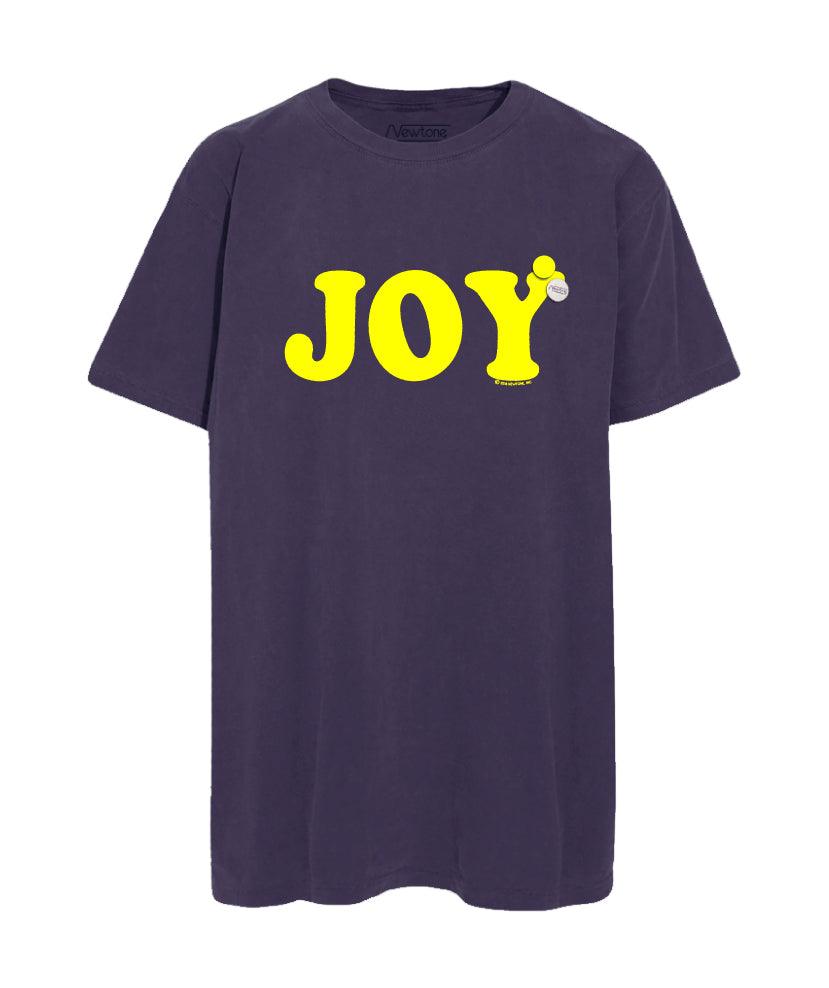 Tee shirt trucker grape "JOY" - Newtone