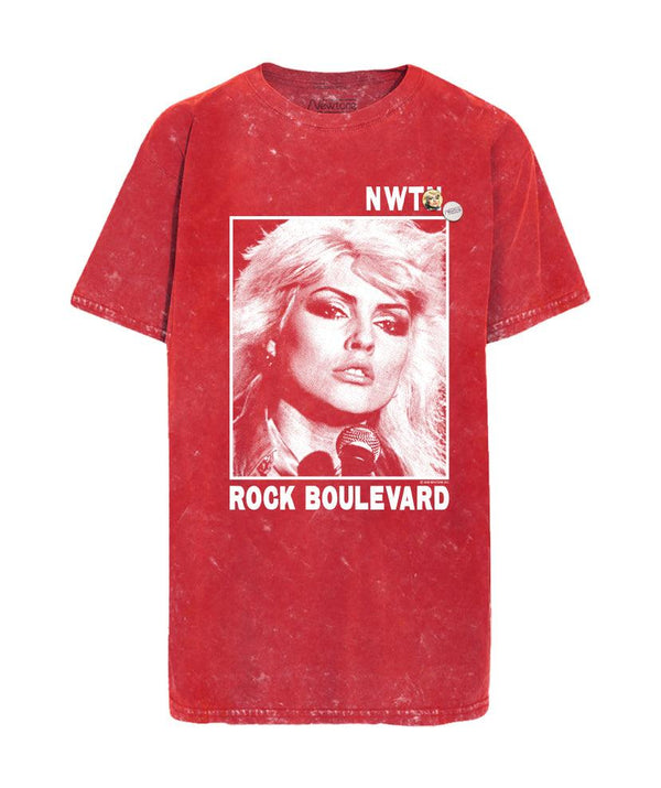 Tee shirt trucker red acid "BOULEVARD" - Newtone