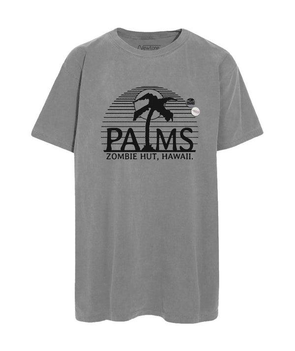 Tee shirt trucker grey "PALMS" - Newtone