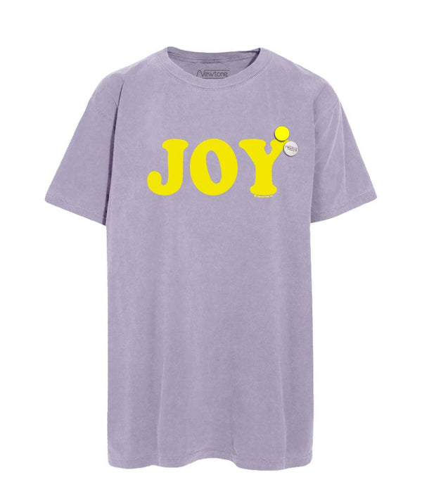 Tee shirt trucker lilac "JOY" - Newtone