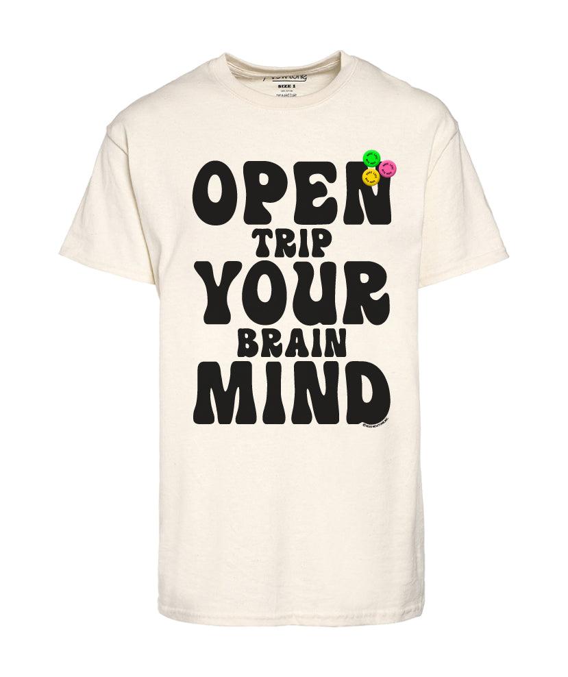 Tee shirt trucker natural "OPEN" - Newtone