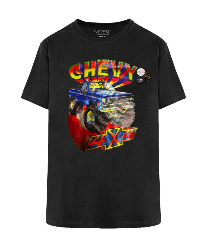 Tee shirt trucker night "CHEVY" - Newtone