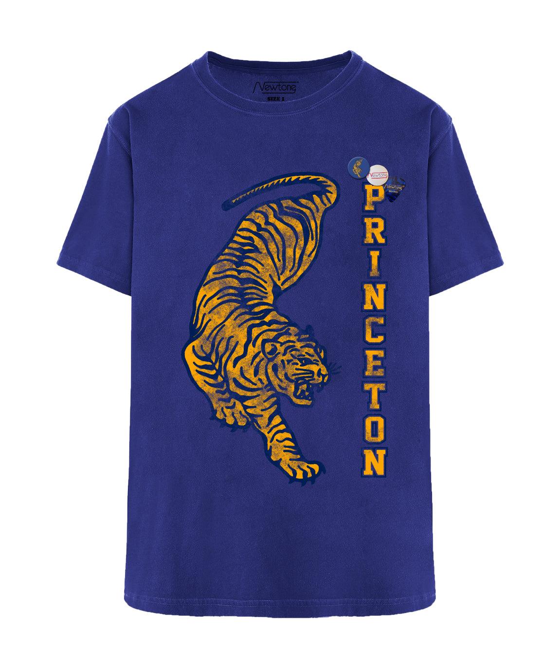 Tee shirt trucker royal "PRINCETON" - Newtone