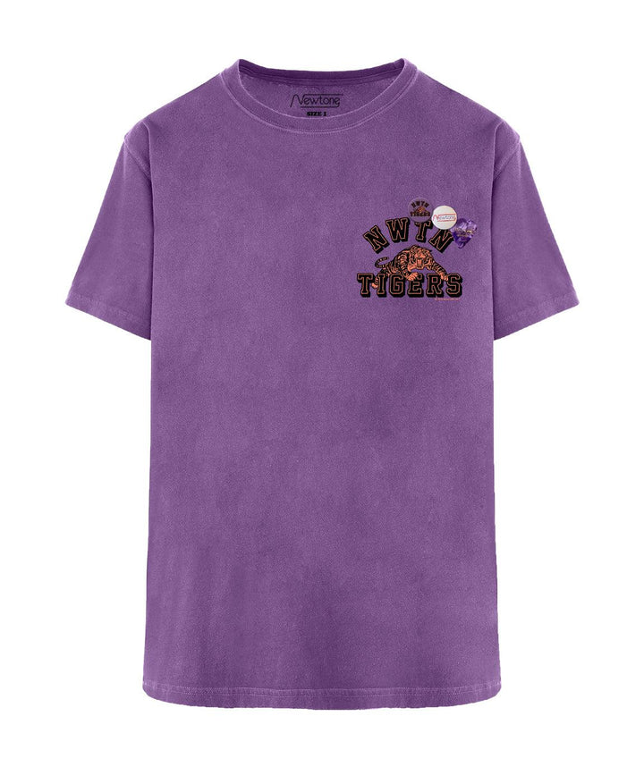 Tee shirt trucker purple "WILD" - Newtone