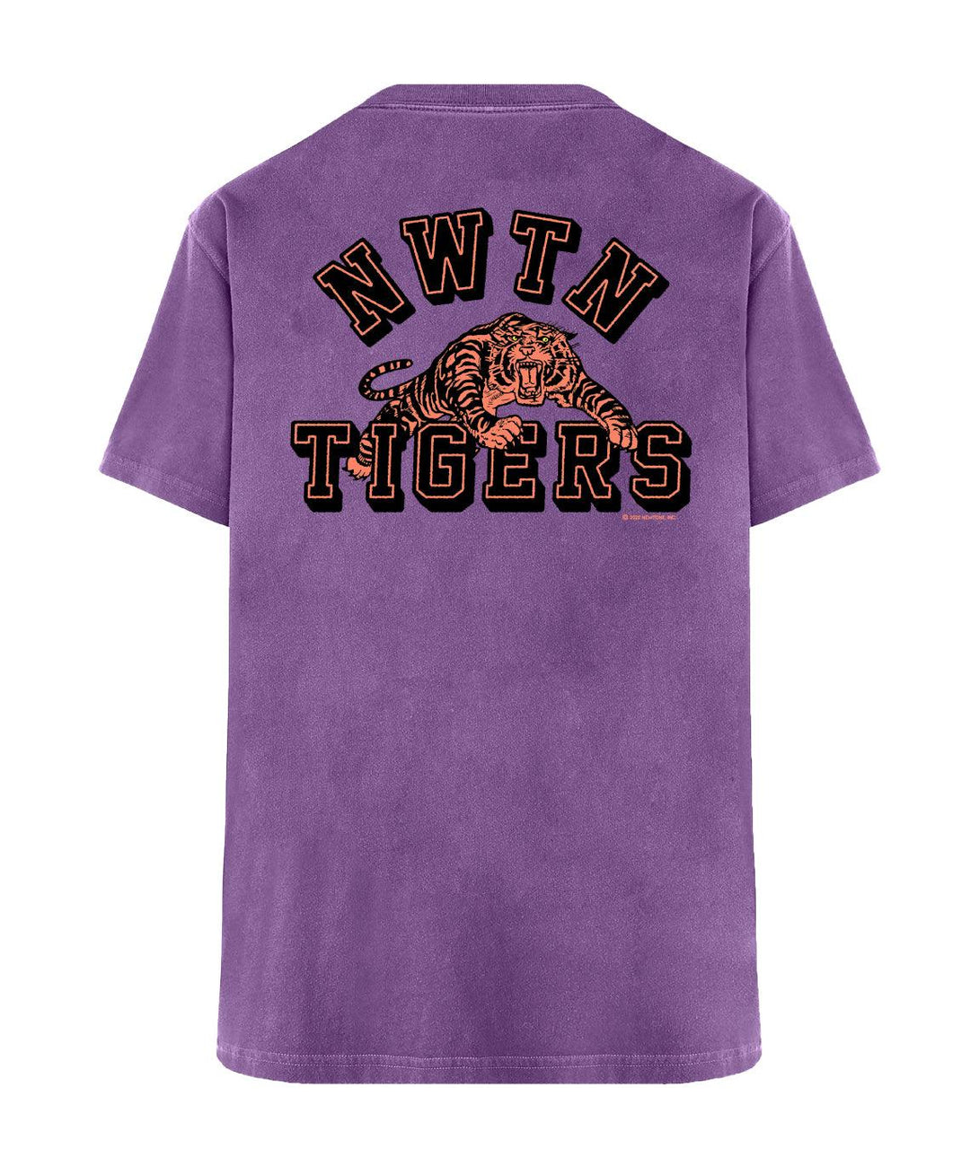 Tee shirt trucker purple "WILD" - Newtone