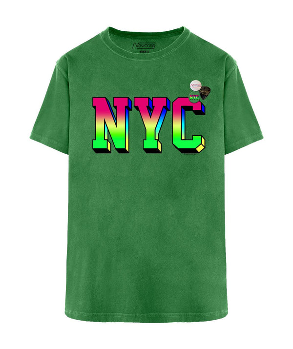 Tee shirt trucker grass "NYC" - Newtone