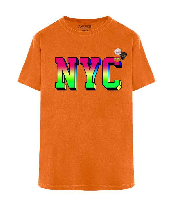 Tee shirt trucker burn "NYC" - Newtone