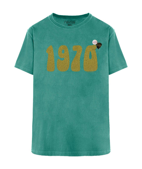 Tee shirt trucker light green "1970 SS22" - Newtone