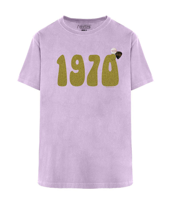 Tee shirt trucker lilac "1970 SS22" - Newtone
