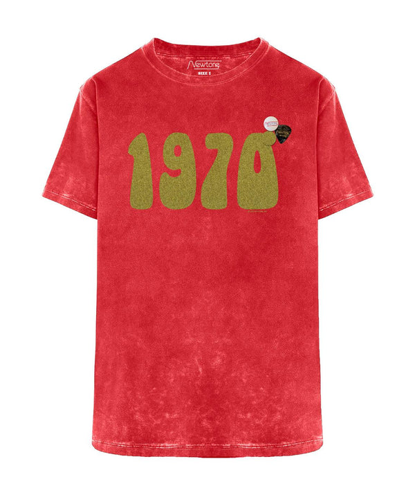 Tee shirt trucker red acid "1970 SS22" - Newtone