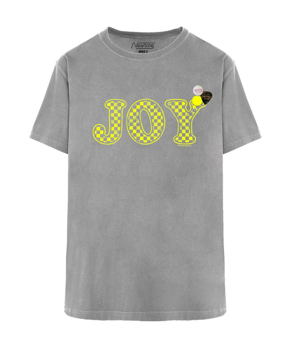 Tee shirt trucker grey "JOY SS22" - Newtone