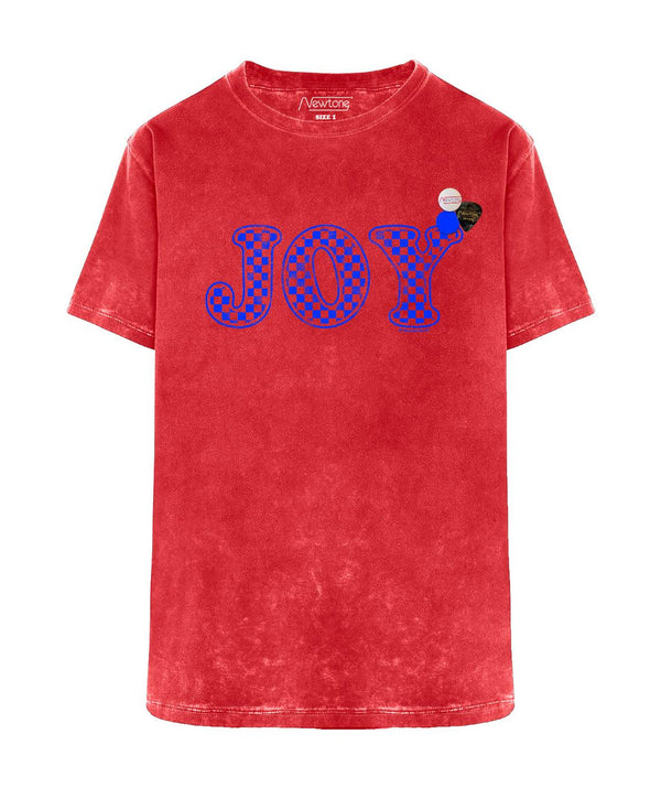 Tee shirt trucker red acid "JOY SS22" - Newtone