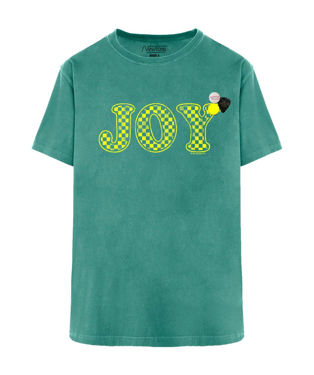 Tee shirt trucker light green "JOY SS22" - Newtone