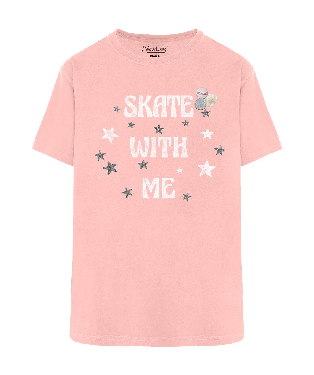 Tee shirt trucker skin "SKATE WITH ME" - Newtone