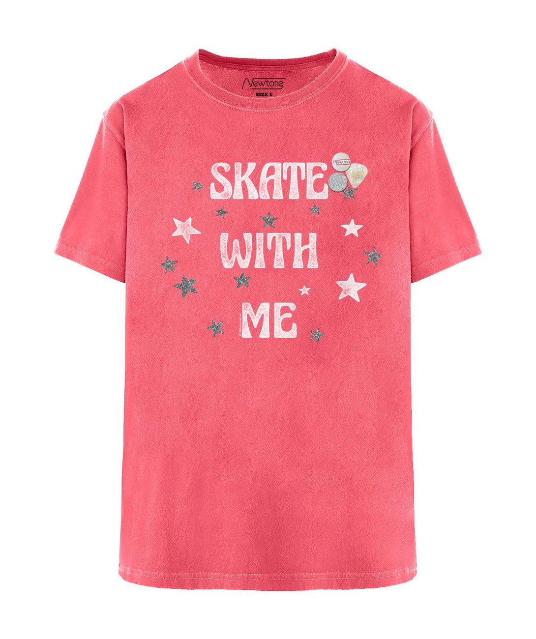 Tee shirt trucker malabar "SKATE WITH ME" - Newtone