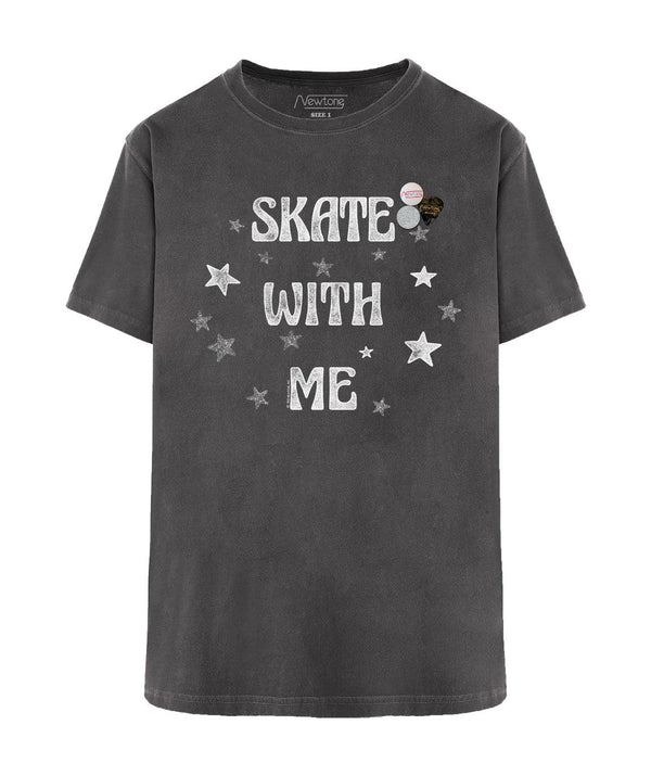 Tee shirt trucker pepper "SKATE WITH ME" - Newtone