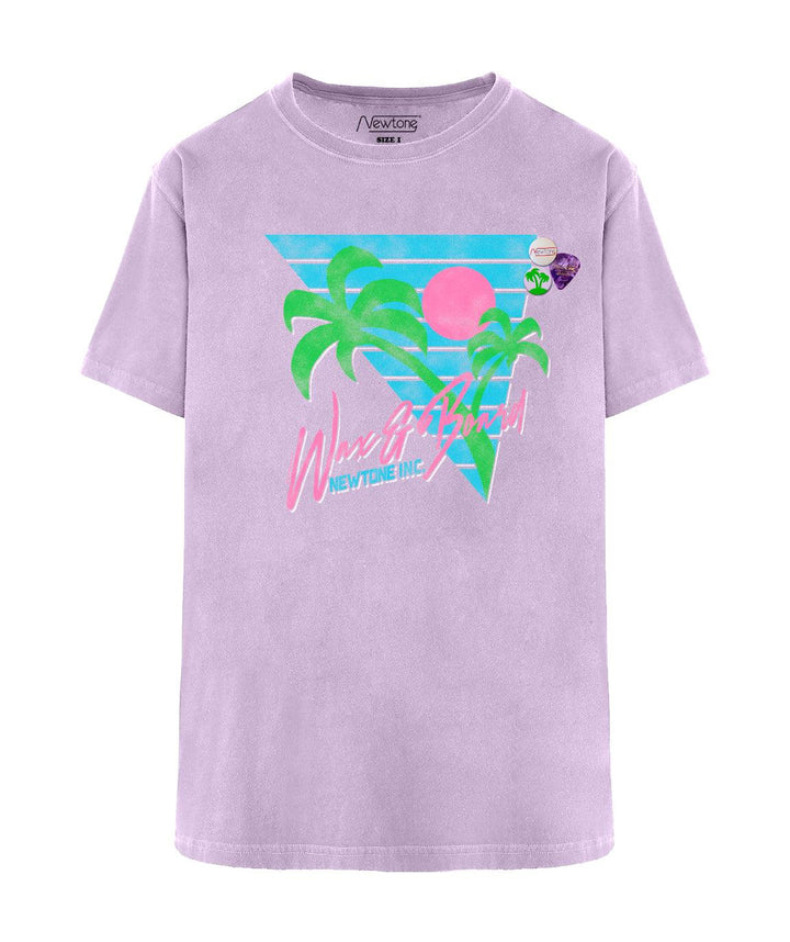Tee shirt trucker lilac "WAX" - Newtone