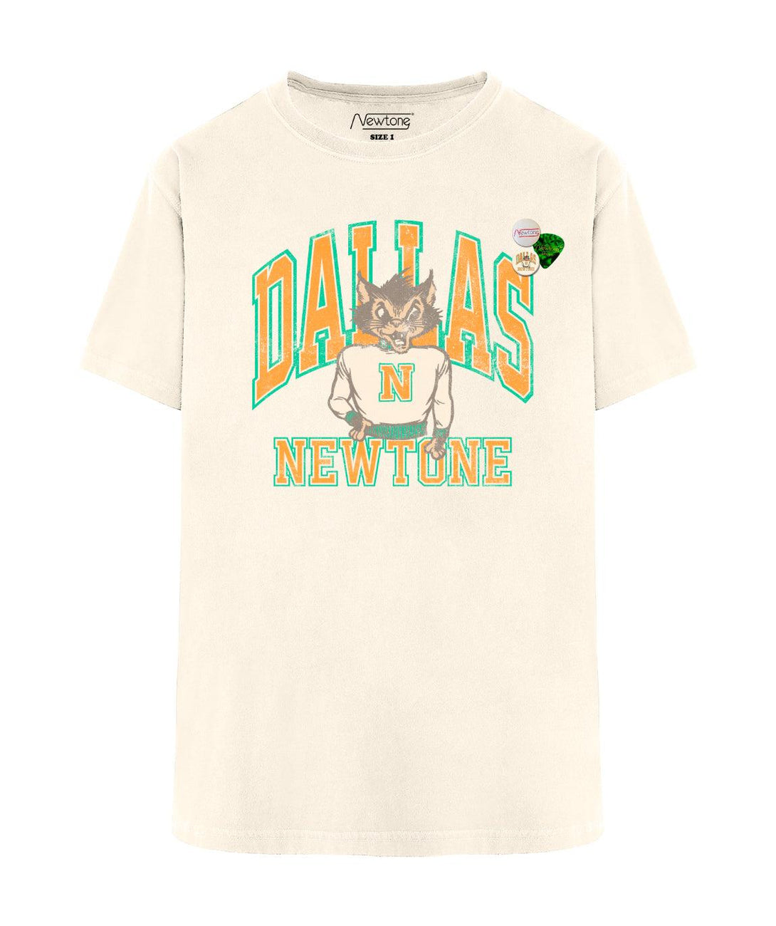 Tee shirt trucker natural "DALLAS" - Newtone