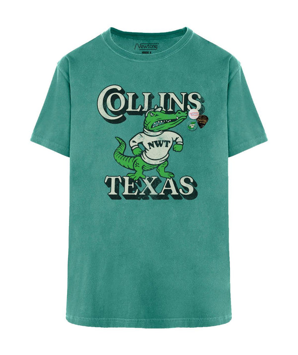 Tee shirt trucker light green "COLLINS" - Newtone