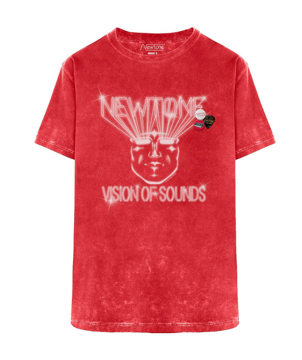 Tee shirt trucker red acid "VISION" - Newtone