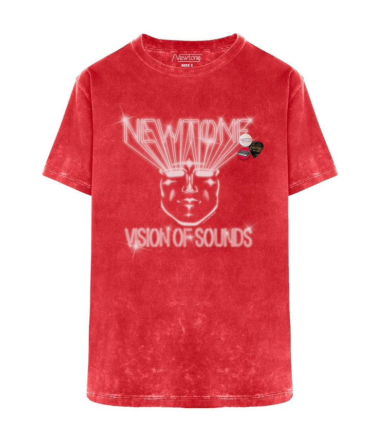 Tee shirt trucker red acid "VISION" - Newtone