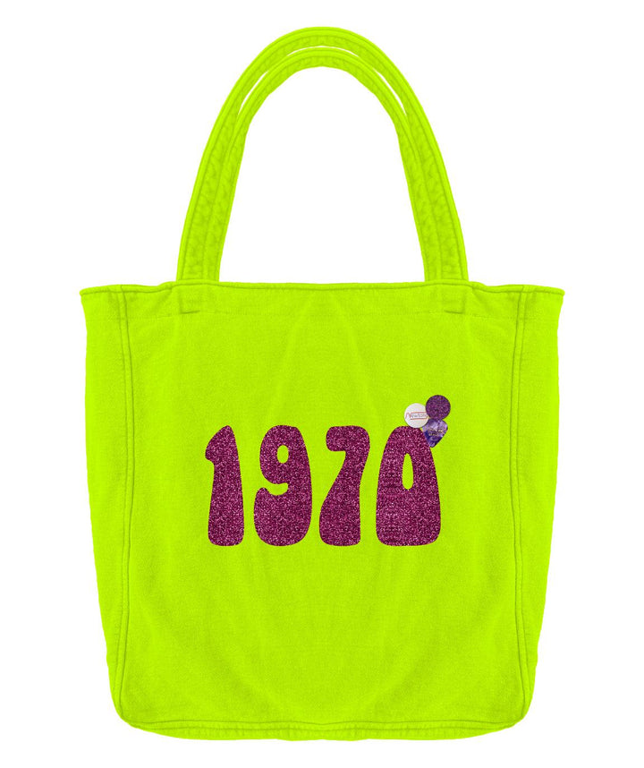 Bag greater neon yellow "1970 SS23" - Newtone