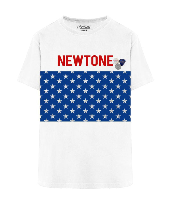 Tee shirt trucker dirty white "FLAG" - Newtone