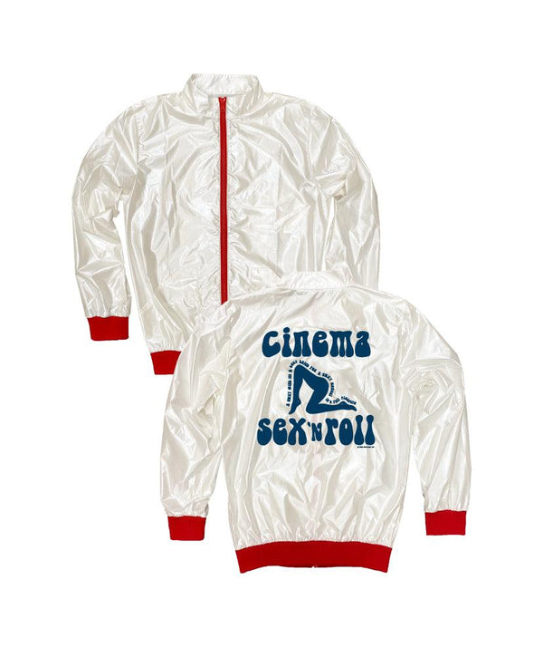 Jacket vic cream/red "CINEMA" - Newtone