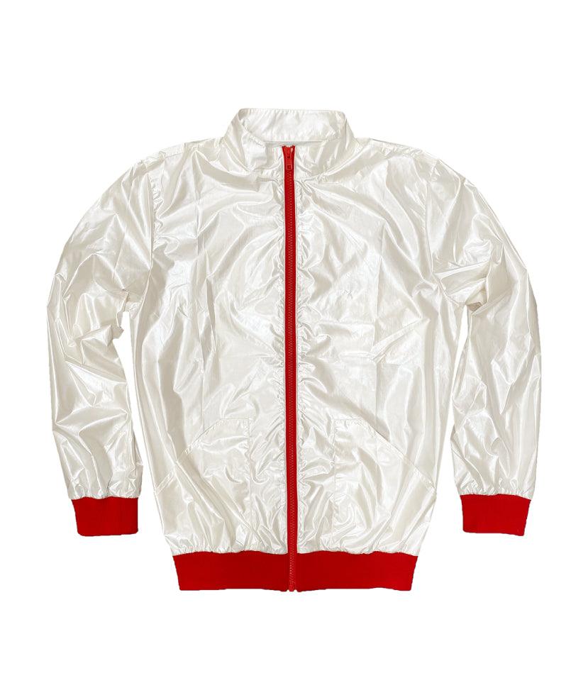 Jacket vic cream/red "CINEMA" - Newtone