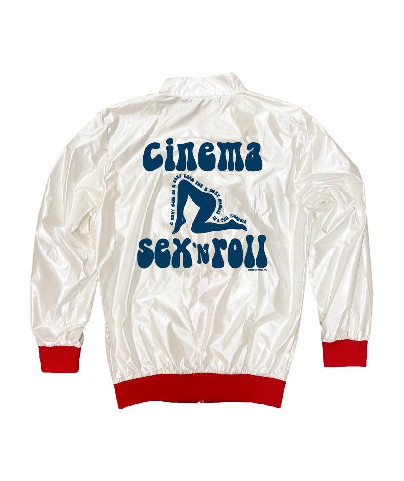 Jacket vic cream/red "CINEMA" - Newtone