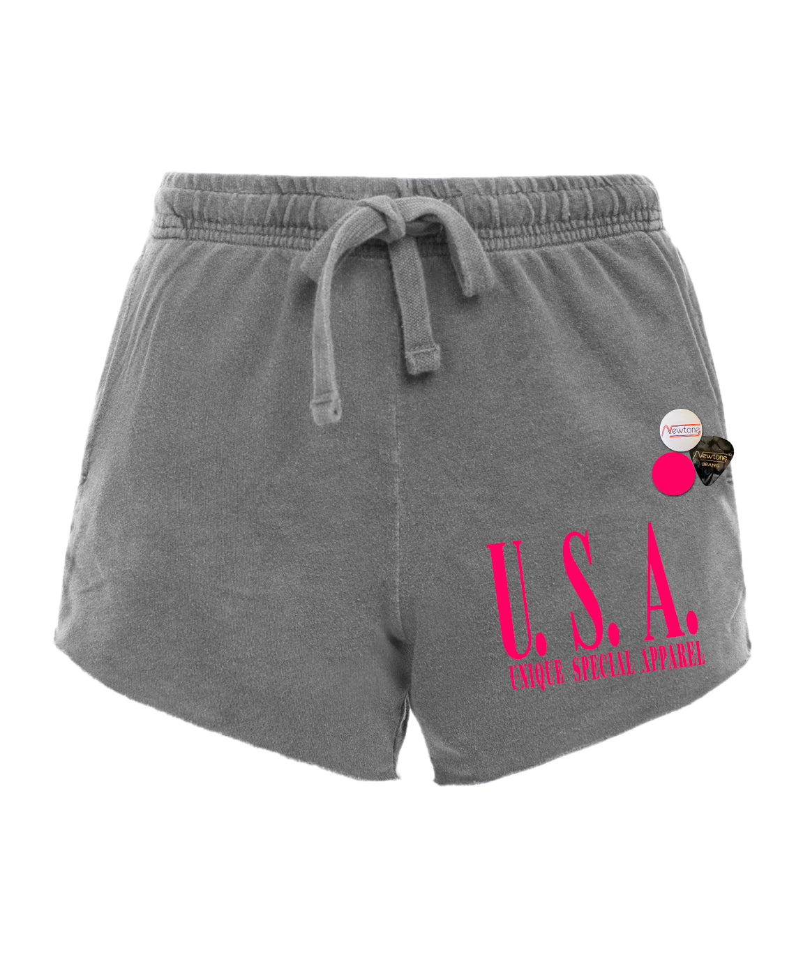 Grey "USA" shorts