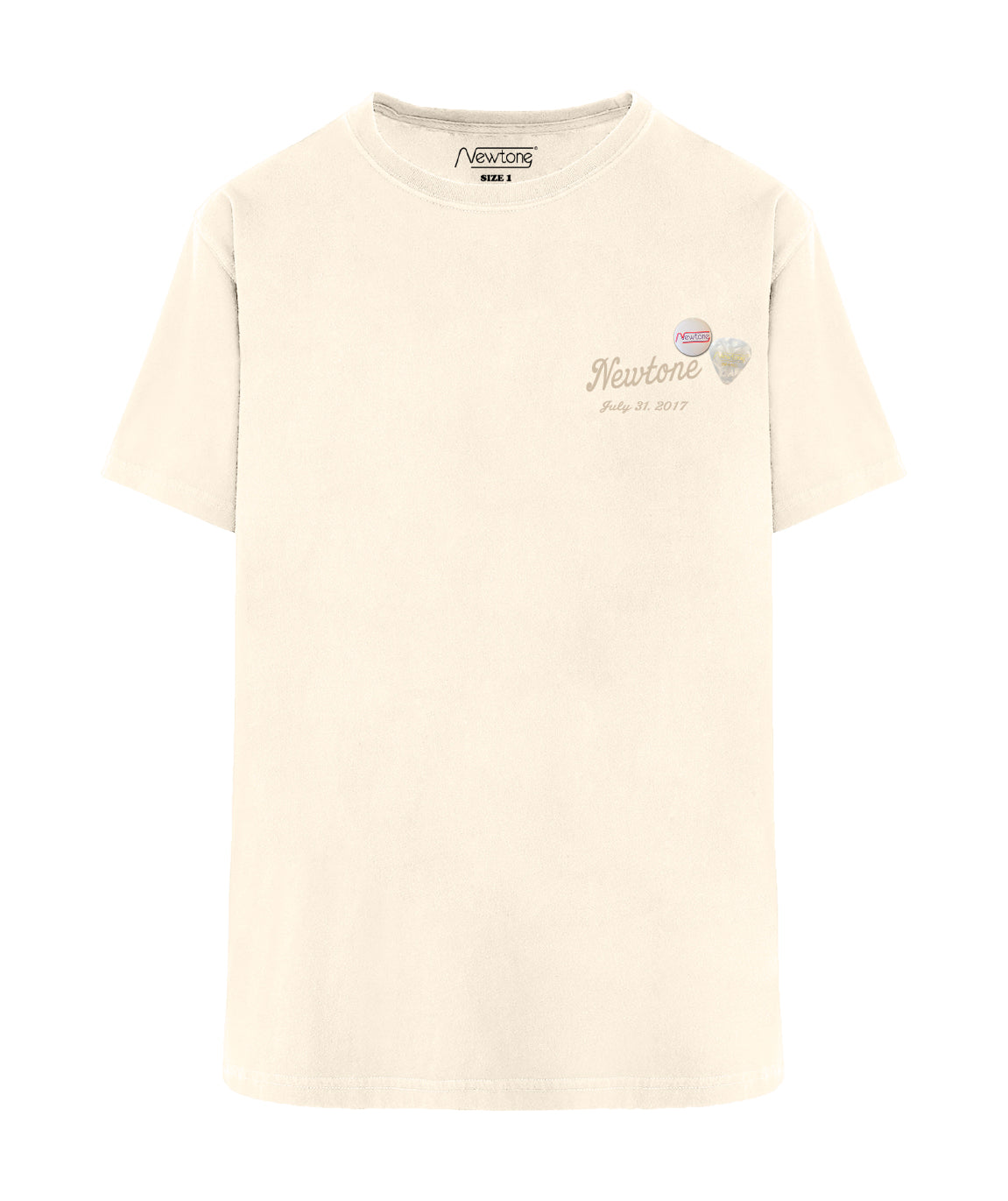 Natural trucker tee "SINCE"