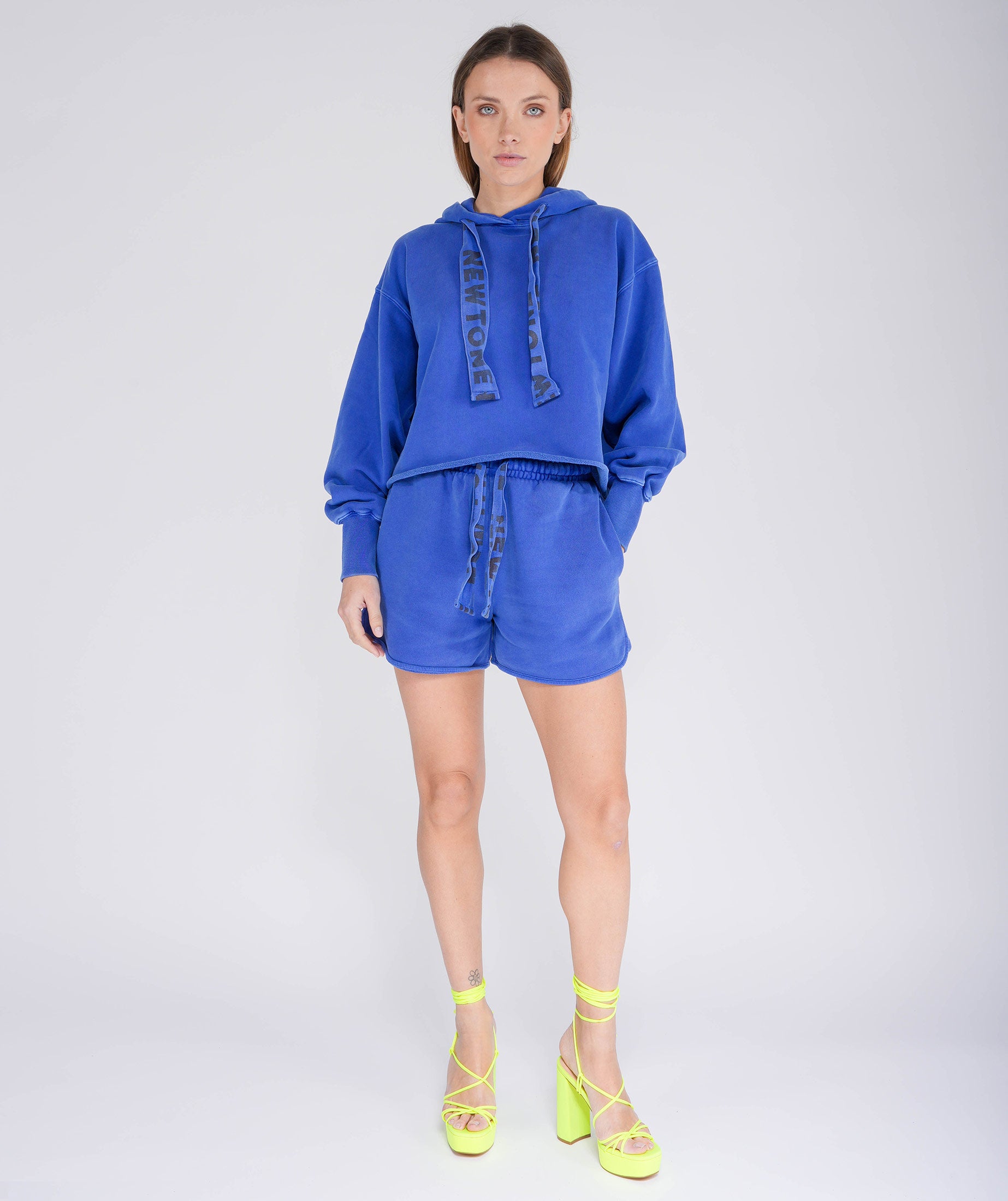 Jolene royal "BLEED" shorts