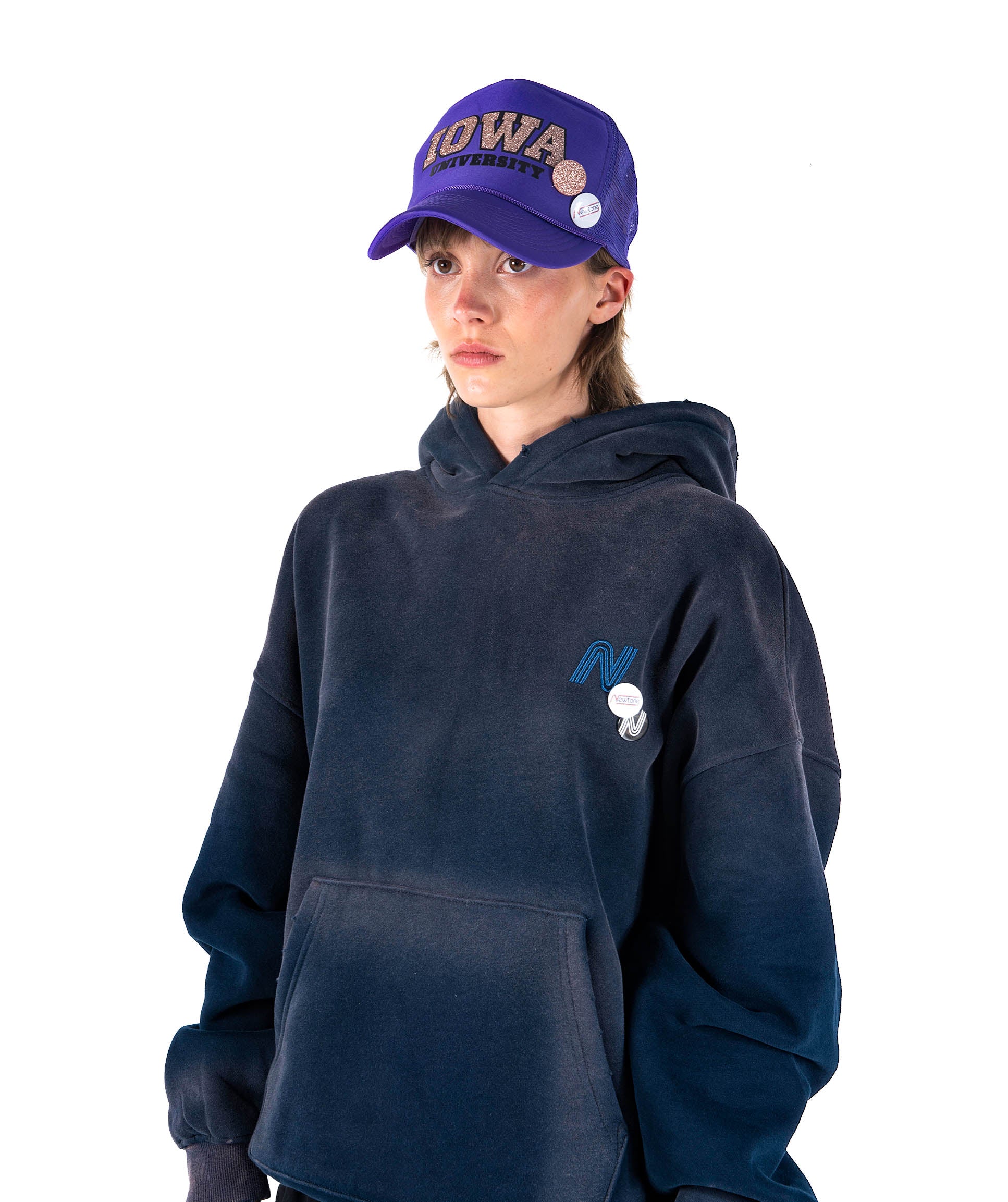 UNIVERSITY" toper purple cap