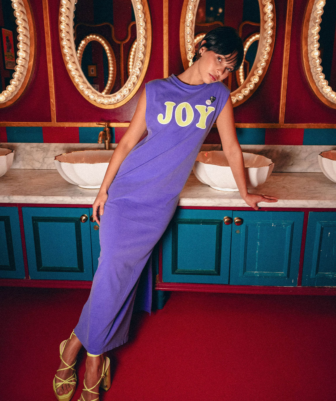 JOY" flo blue daytona dress