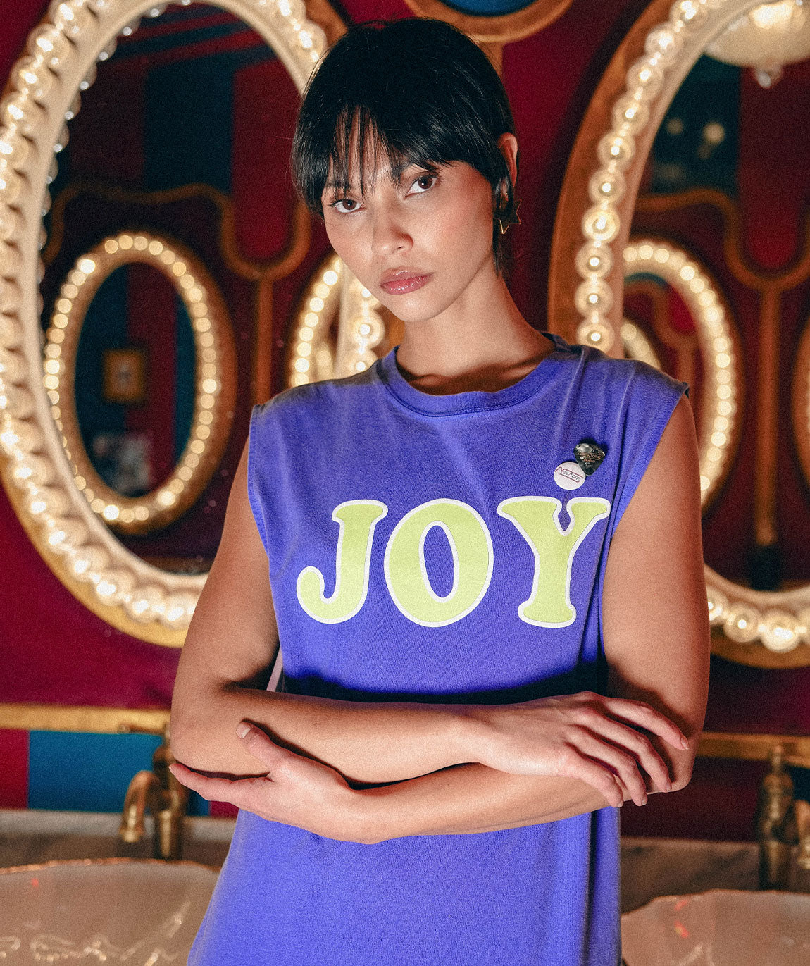 JOY" flo blue daytona dress