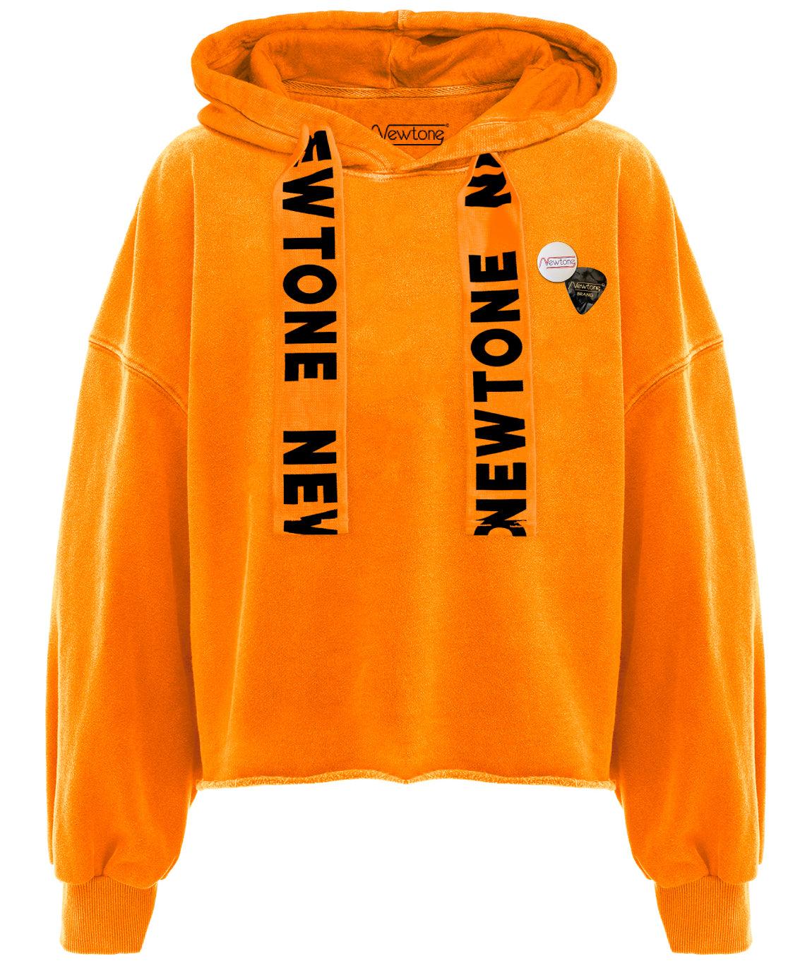 Hoodie crop bloomer burn "BLEED" - Newtone