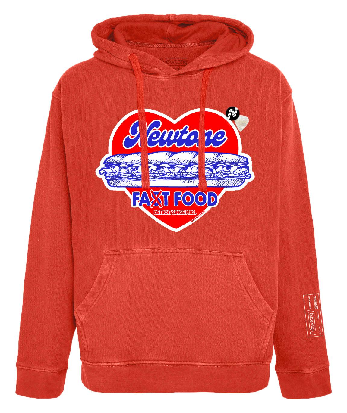 Hoodie jagger blood "FOOD SS24" - Newtone