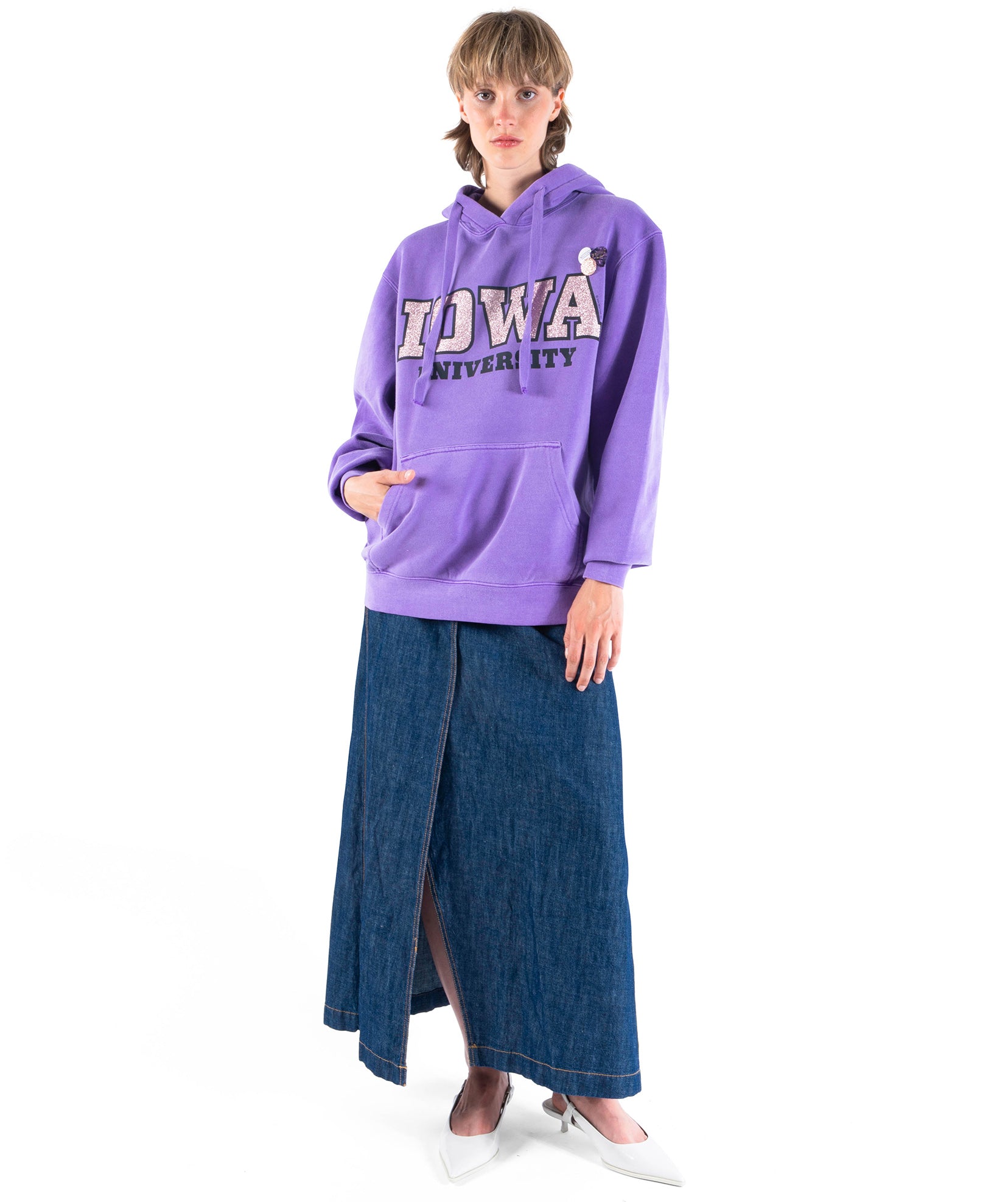Hoodie jagger purple "UNIVERSITY