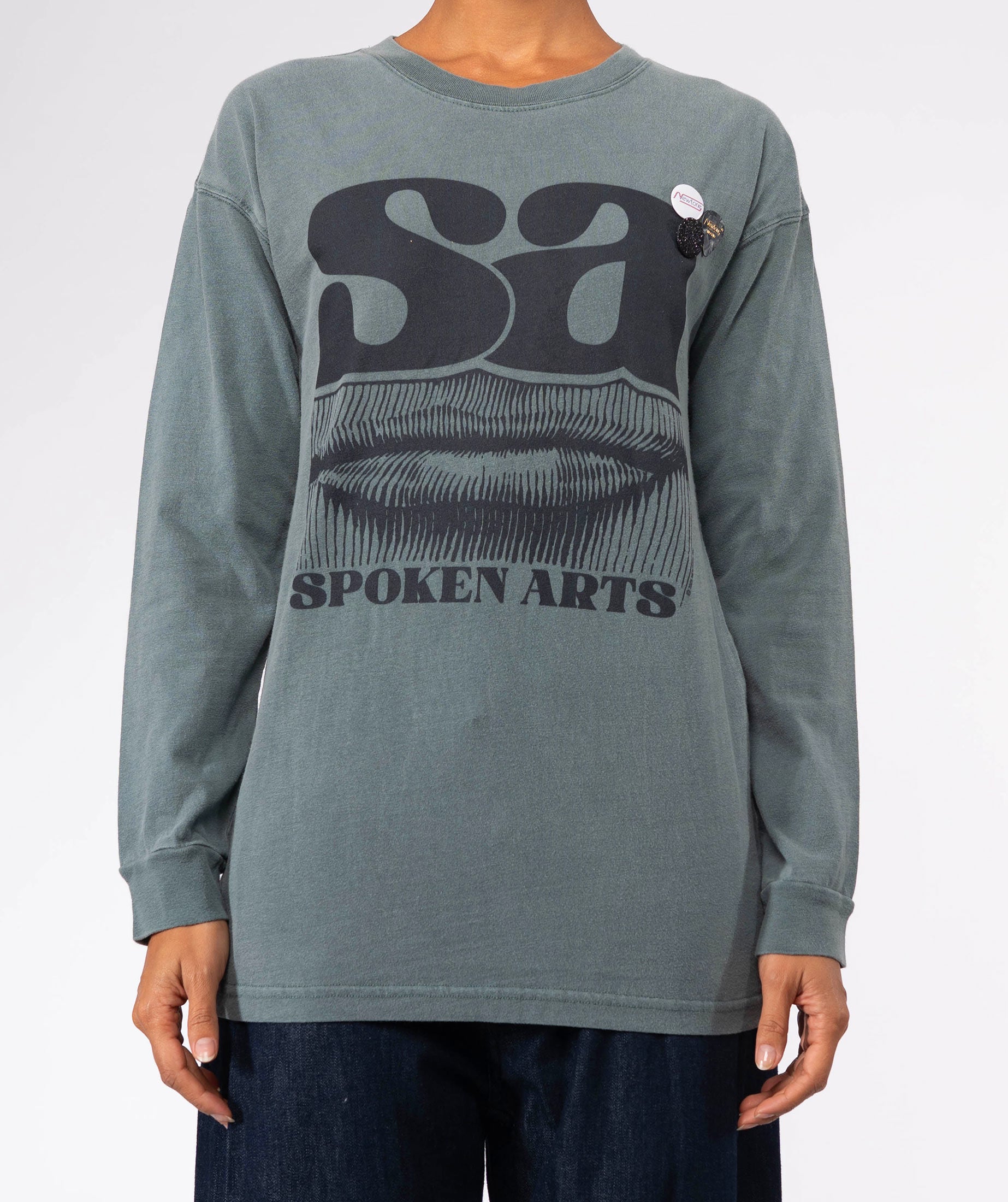 SPOKEN" hunter forest tee shirt
