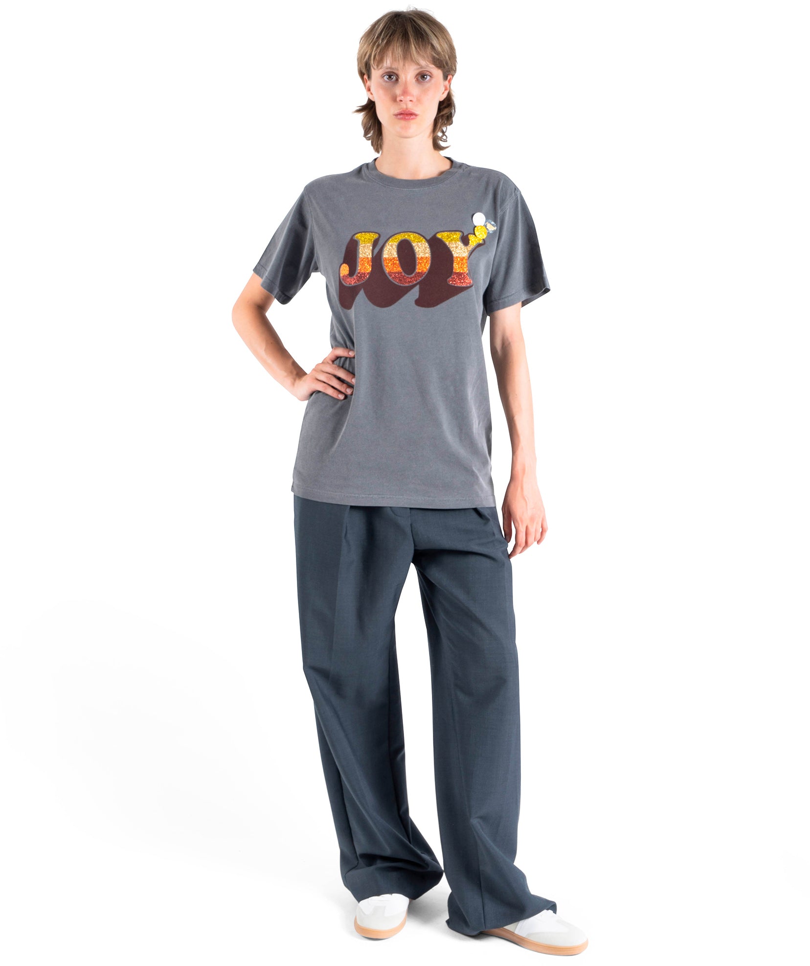 JOY FW24" pepper trucker tee shirt