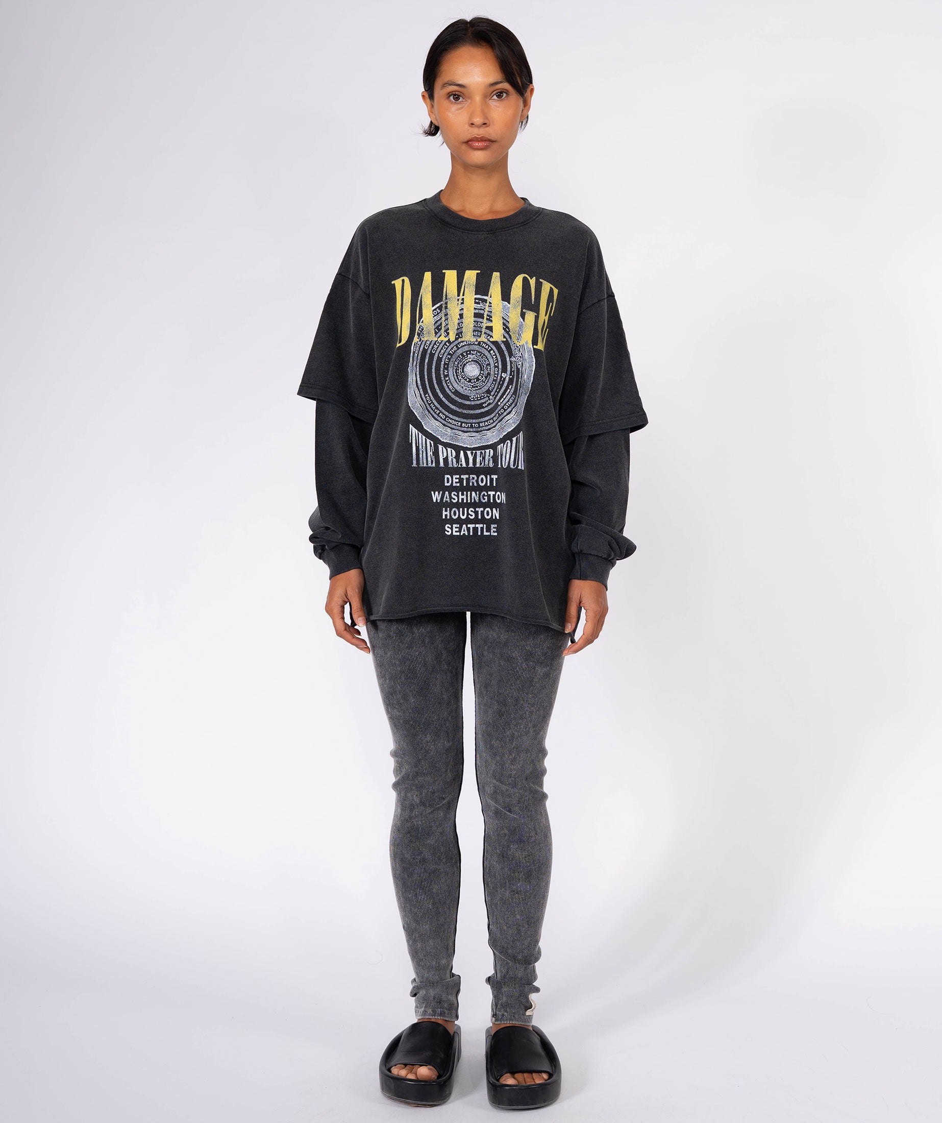 DAMAGE" klimer pepper tee shirt