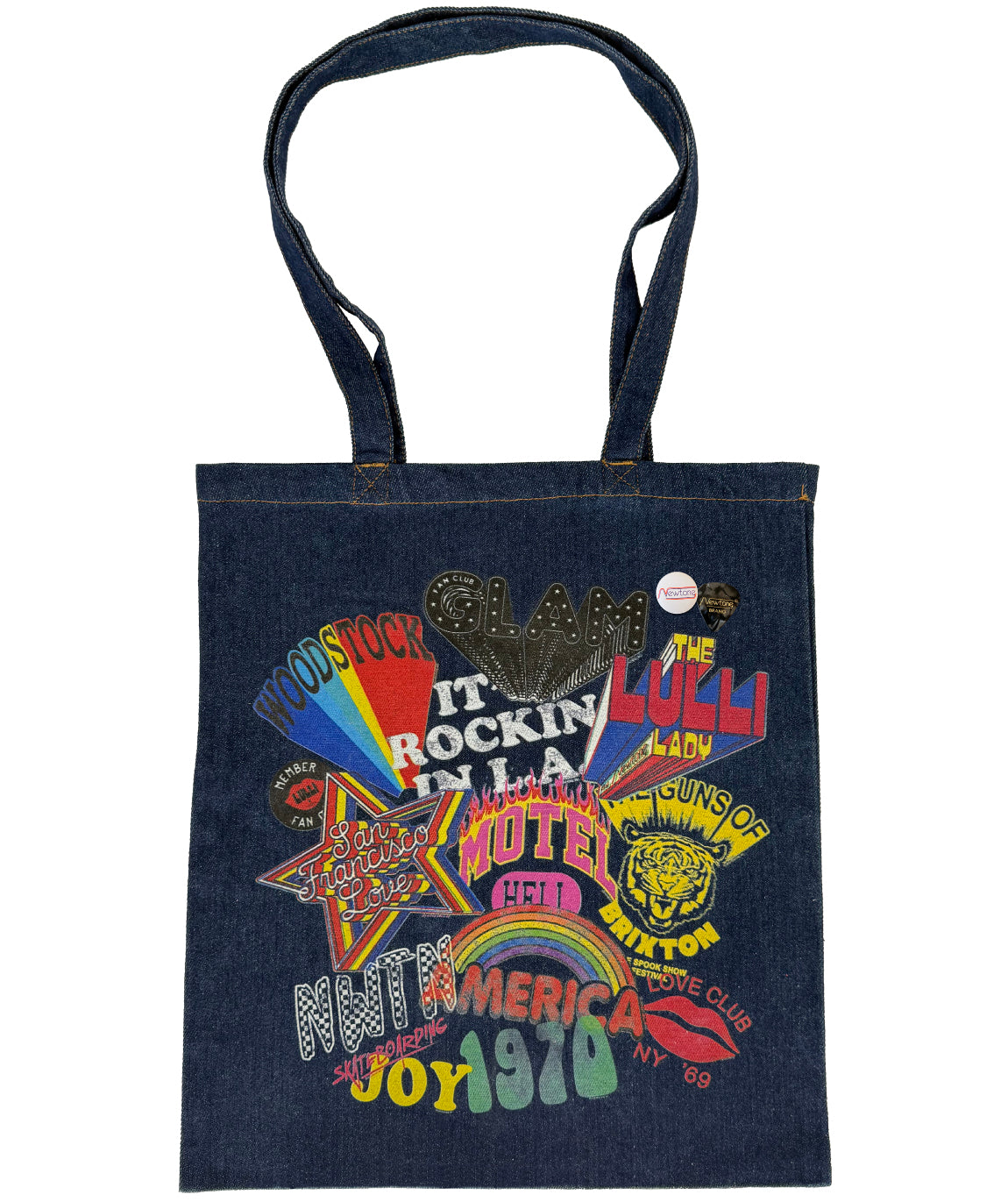 MEDLEY" denim tote bag
