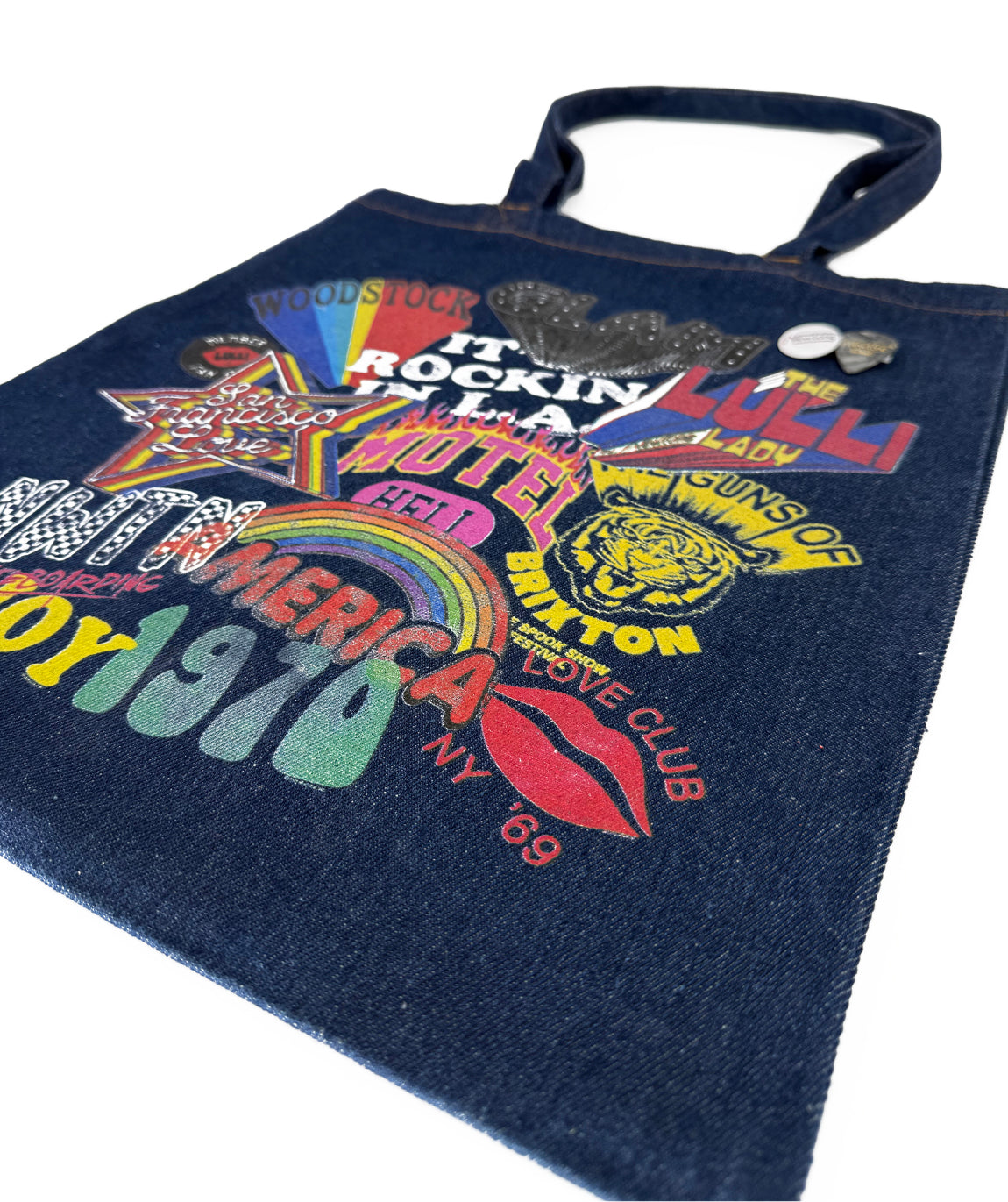 MEDLEY" denim tote bag