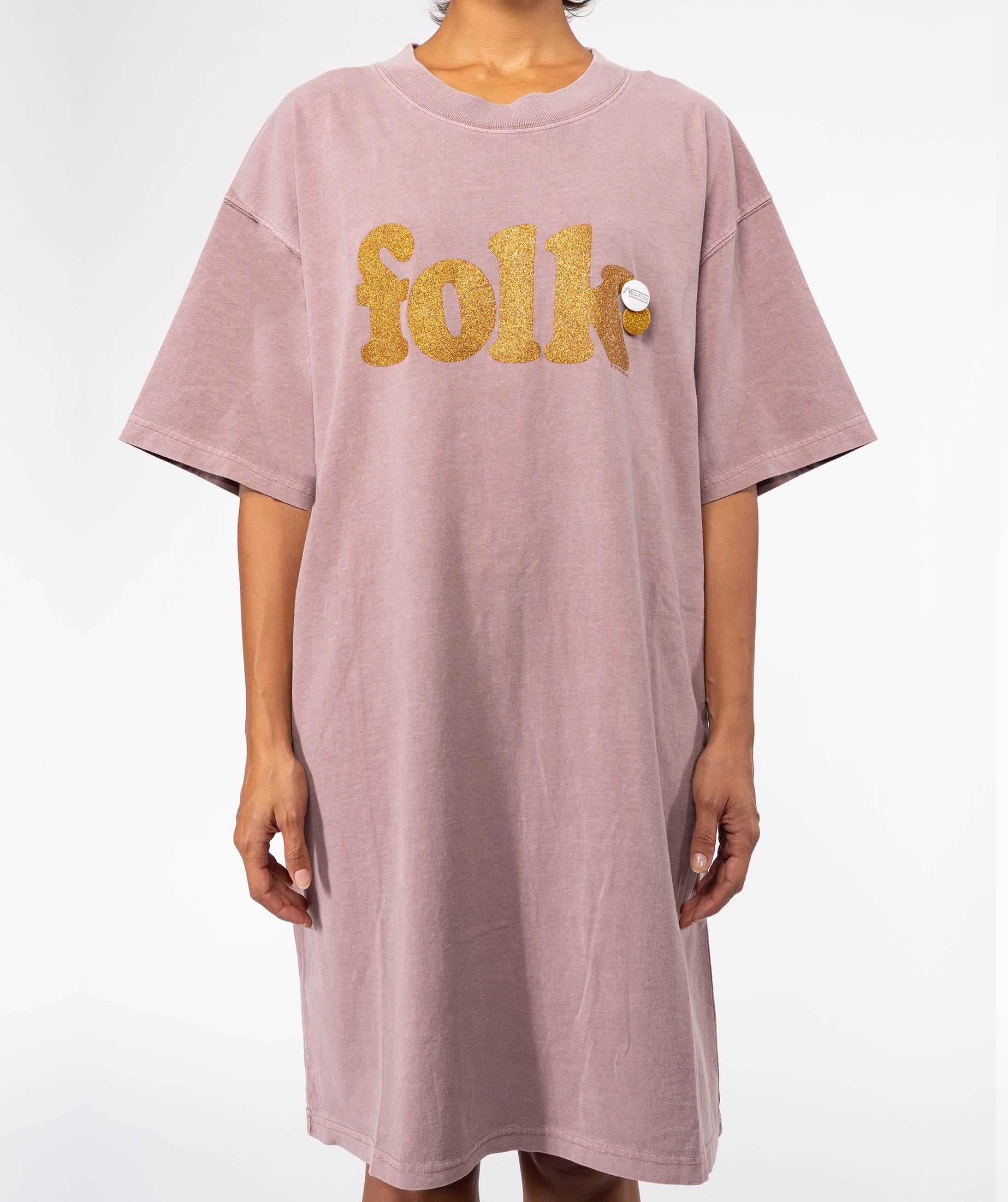 Janis "FOLK" nude dress