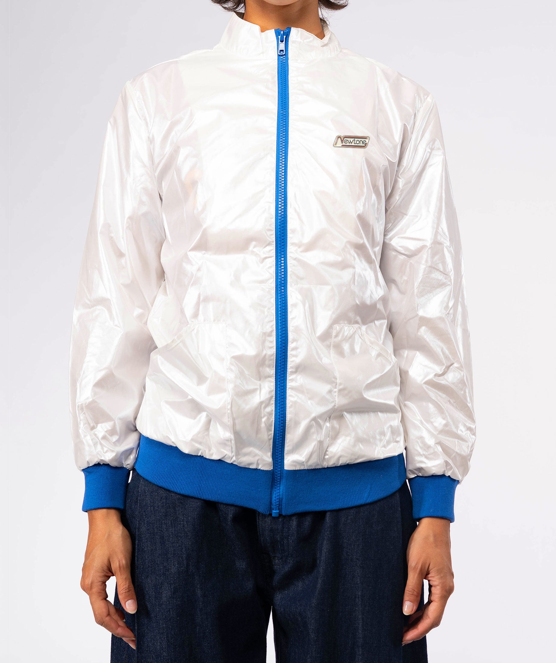 WOODSTOCK" vic cream/flo blue jacket